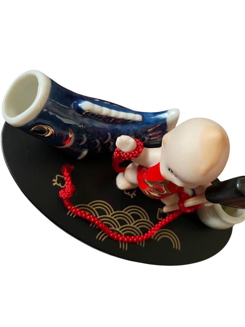 美品　加藤工芸 歳時記 キューピー ５月