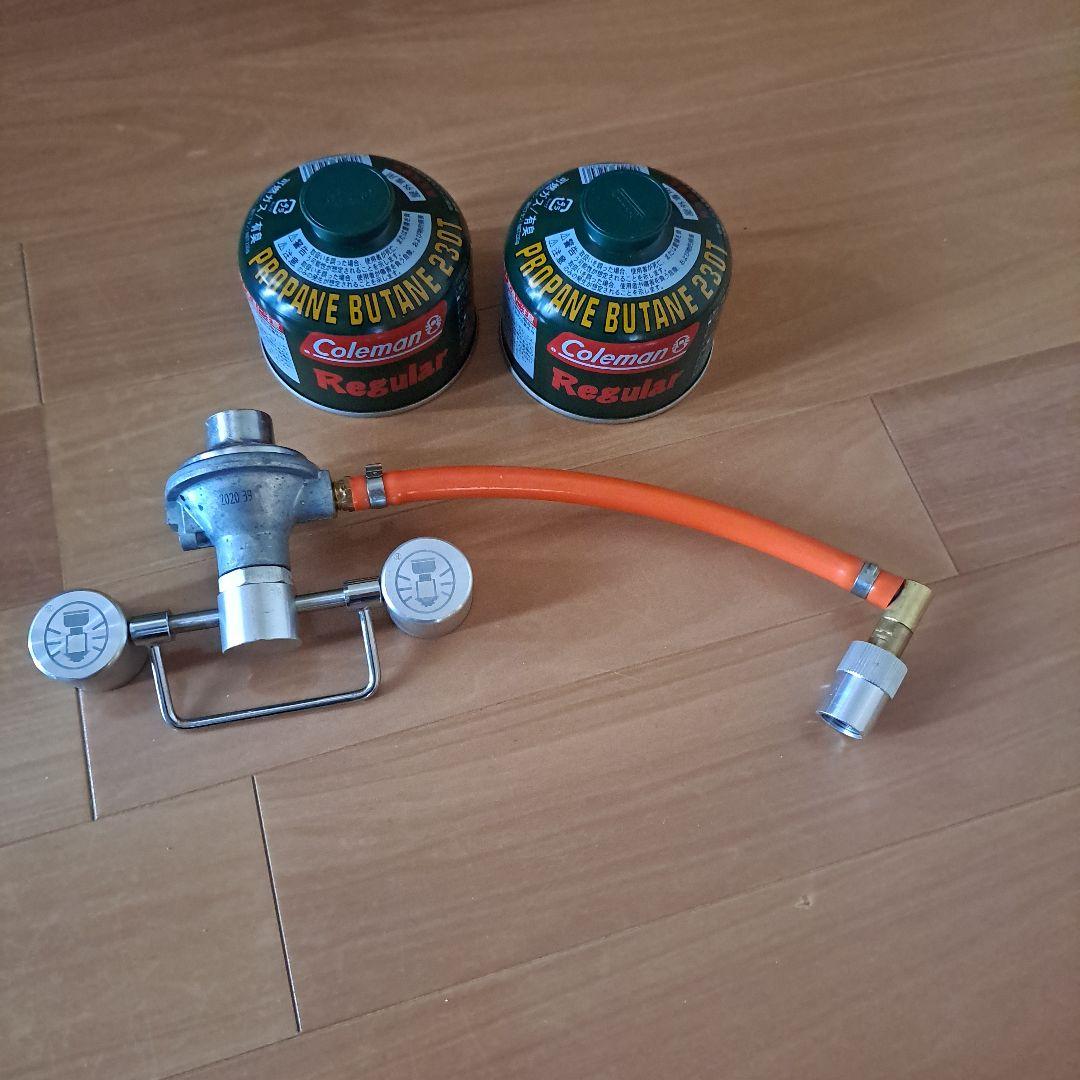Coleman アウトドア　コンロ 赤　中古品