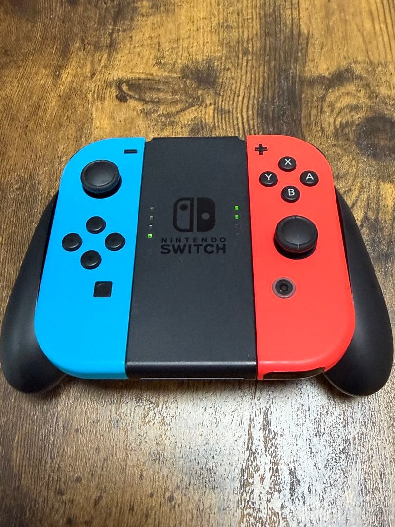 Nintendo Switch 本体 箱付き ブルー/レッド ケース付き