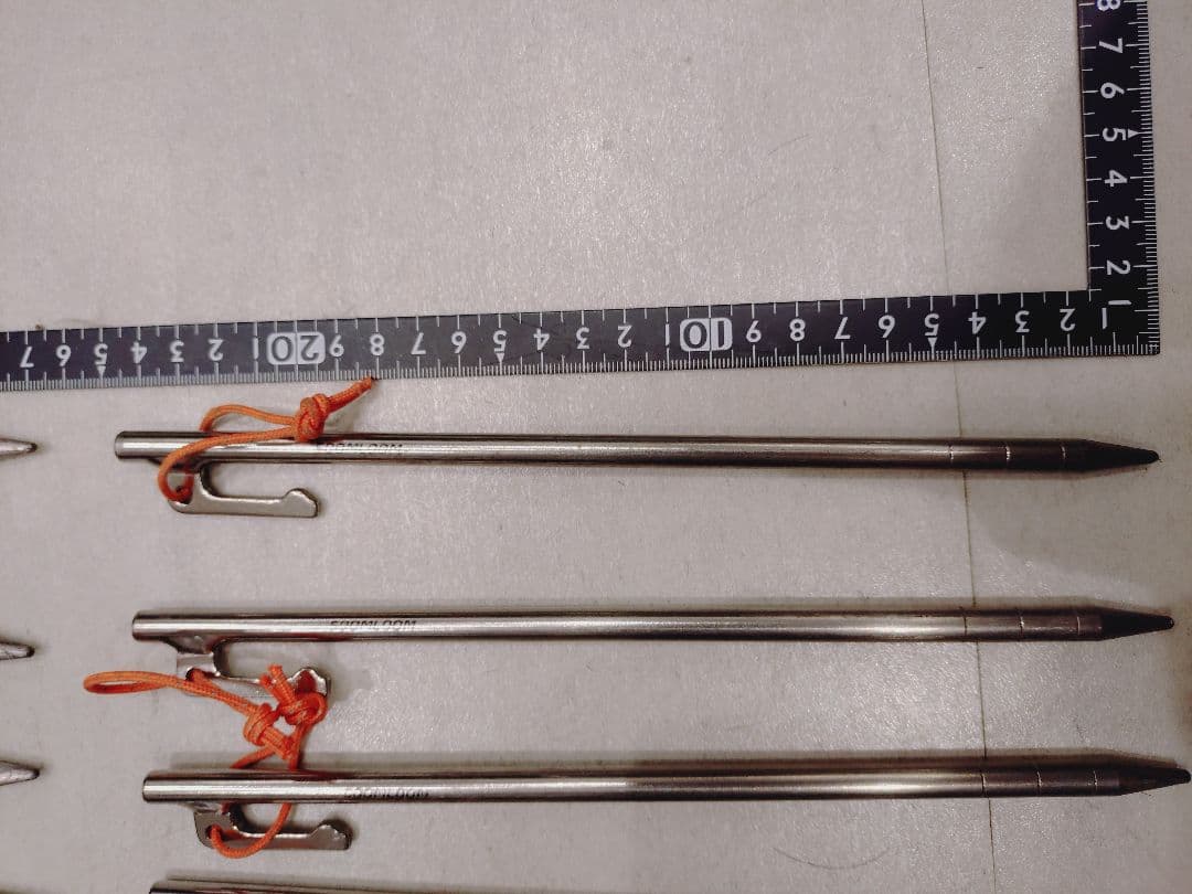 スームルームチタンペグ 16本セット 24cm
