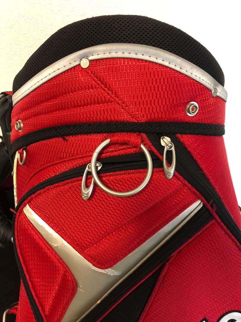 【送料込み】大人気　テーラーメイド　　Taylormade キャディバッグ 赤
