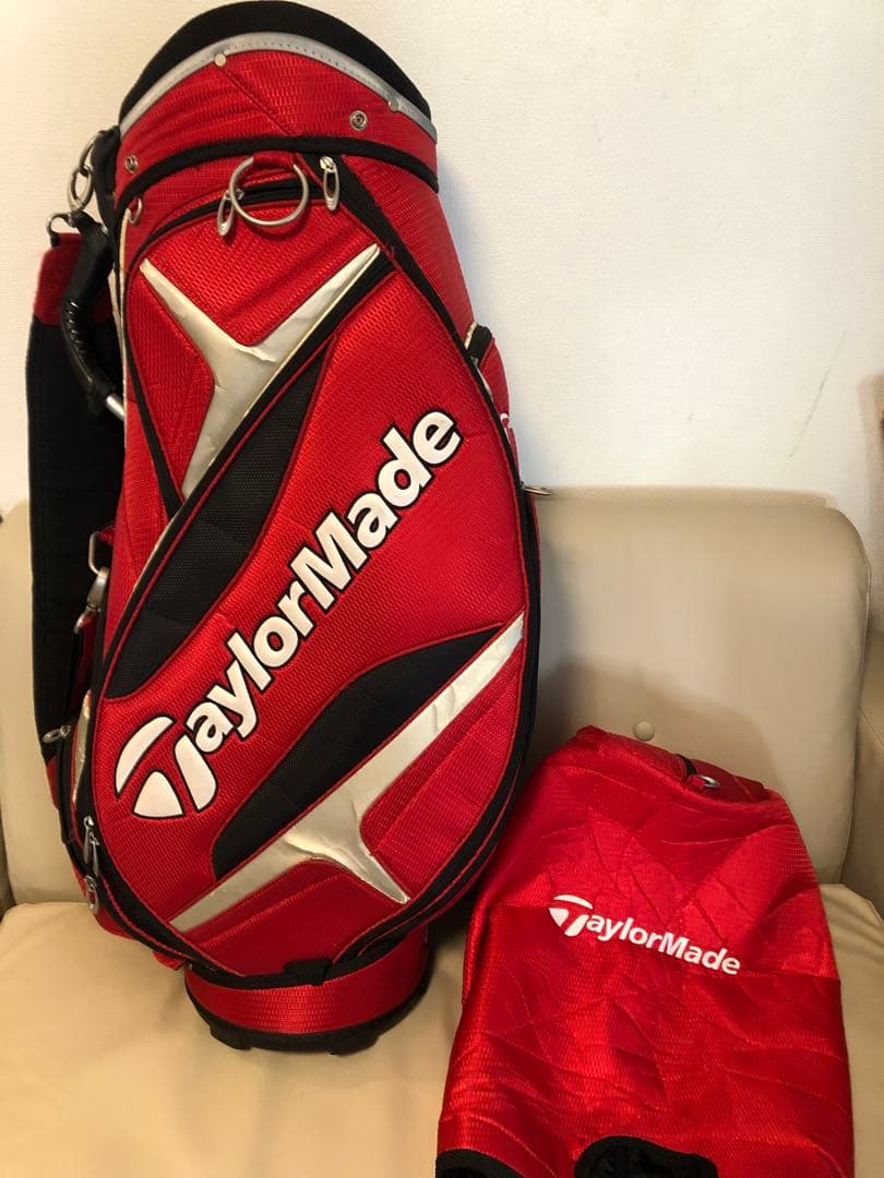 【送料込み】大人気　テーラーメイド　　Taylormade キャディバッグ 赤