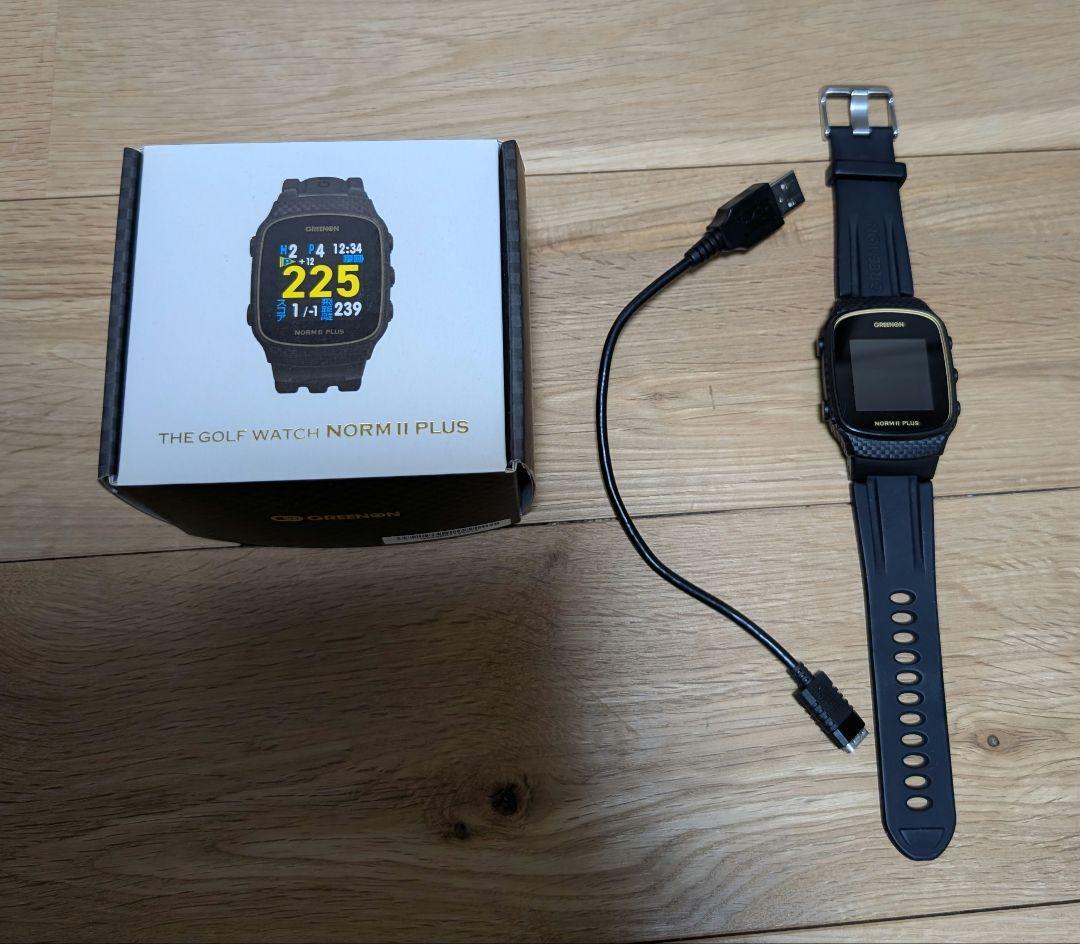 THE GOLF WATCH NORM II PLUS ブラック