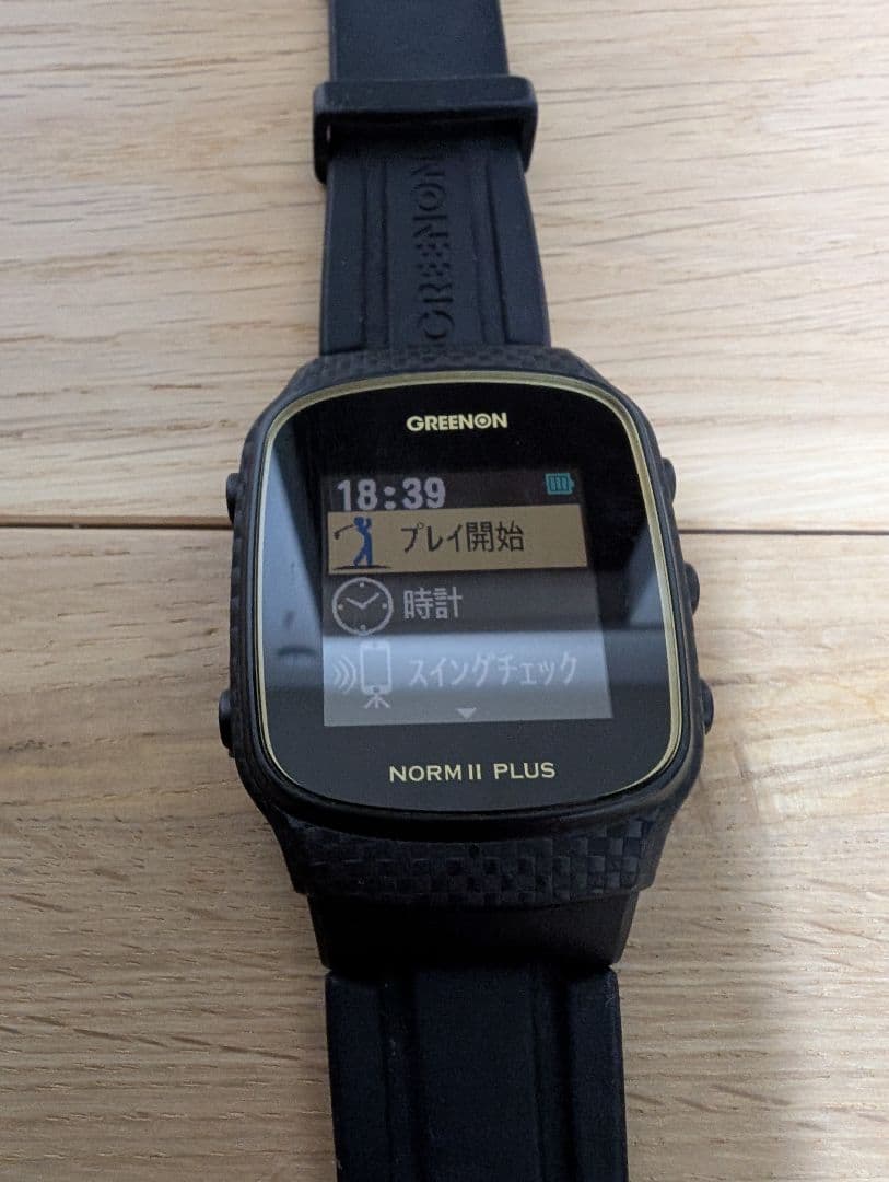 THE GOLF WATCH NORM II PLUS ブラック
