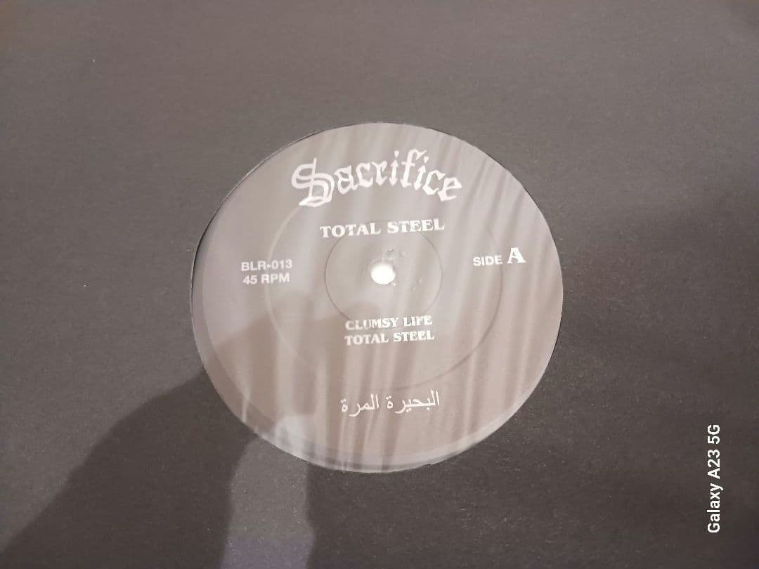 【500枚限定】Sacrifice Total Steel 2枚組 レコード
