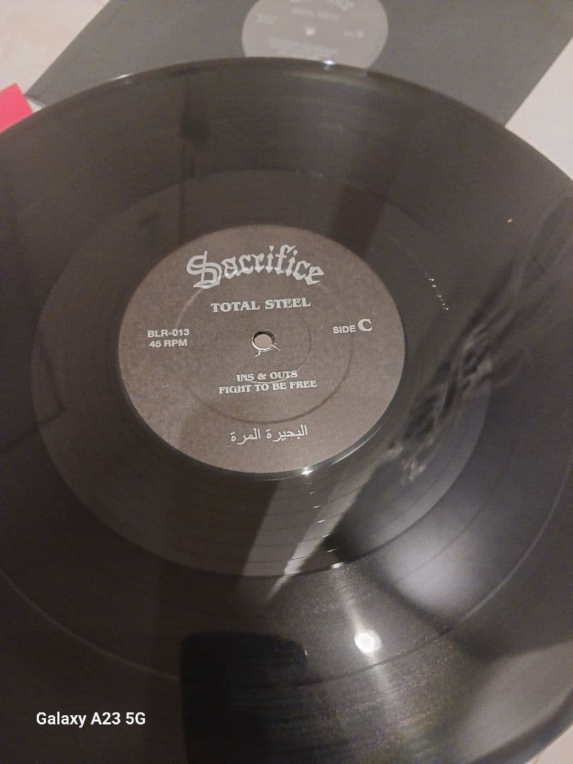 【500枚限定】Sacrifice Total Steel 2枚組 レコード