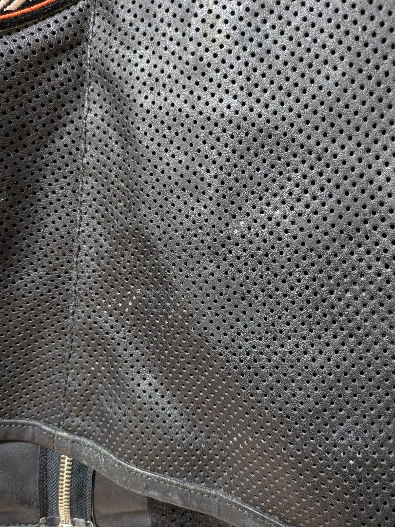 ハーレーオーナーズグループ　レザーベスト　装飾　ワッペン　バッジ　XL　HOG