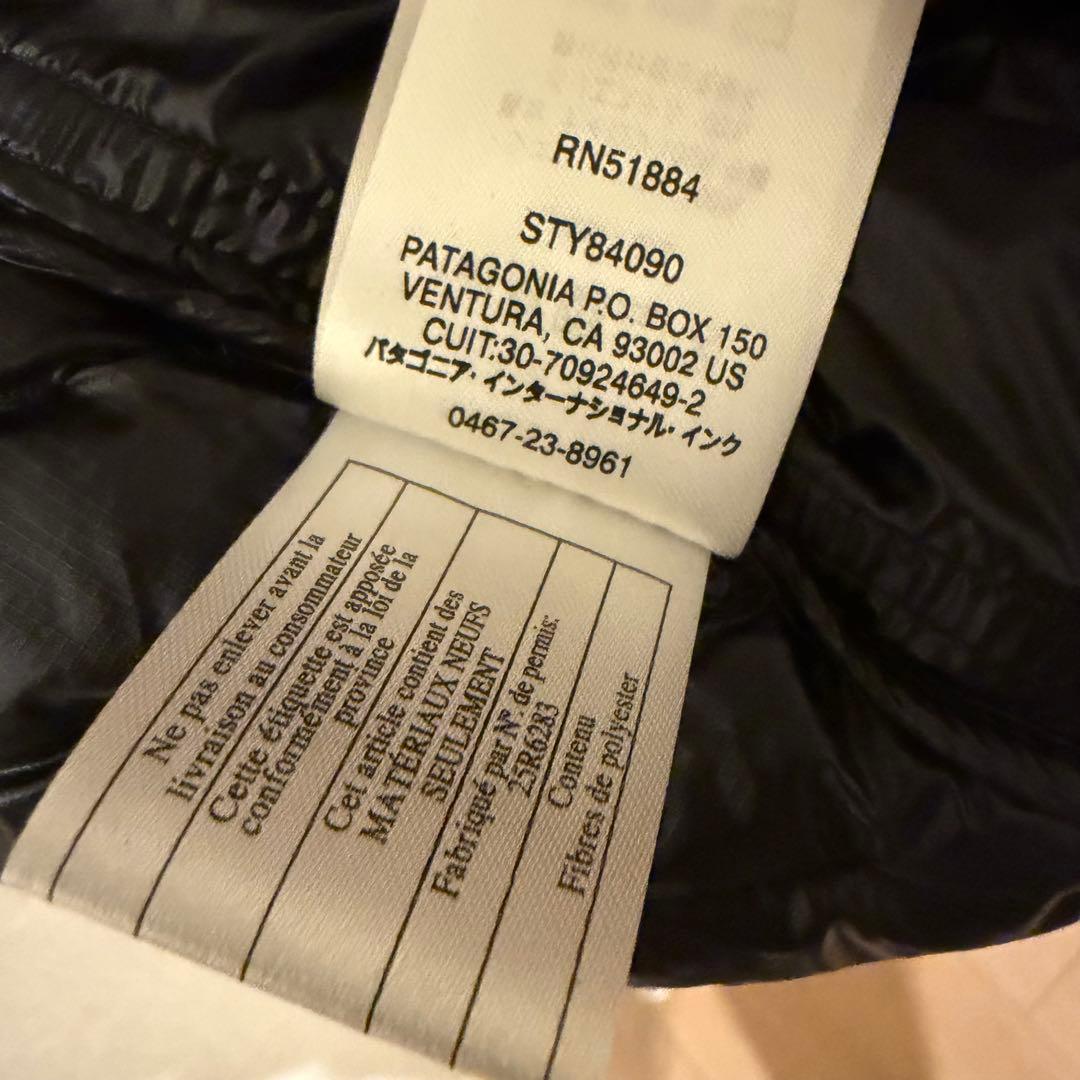 未使用 ブラック patagonia micro puff vest