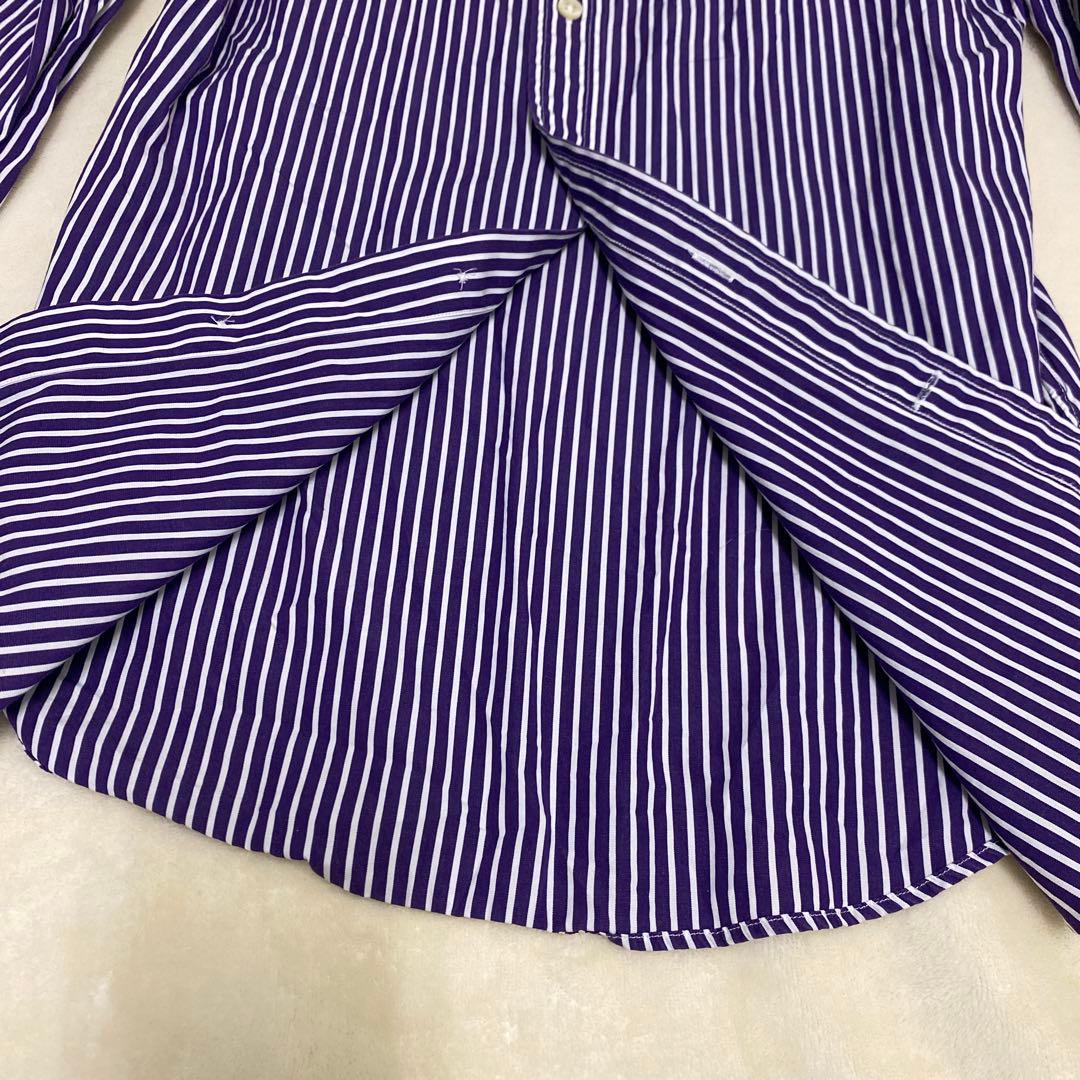 極美品 ラルフローレン 長袖シャツ ストライプ　M