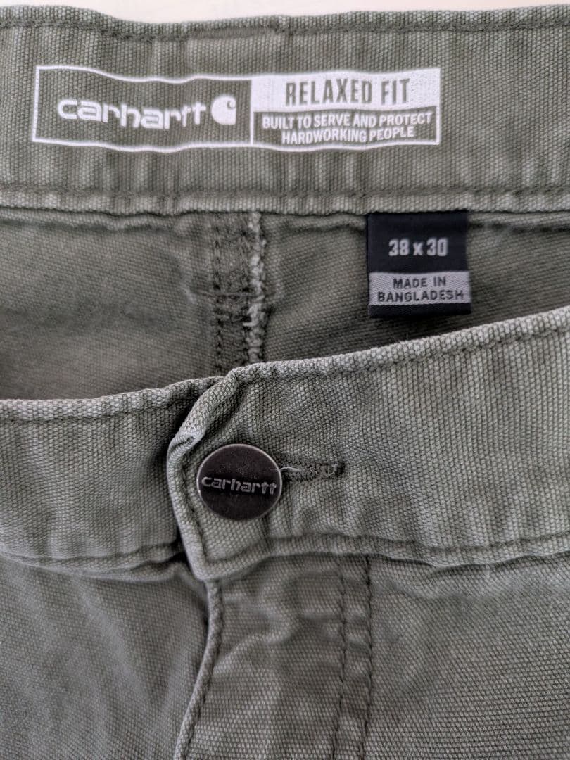 Carhartt ダック ダブルニー カーゴパンツ w38 c19
