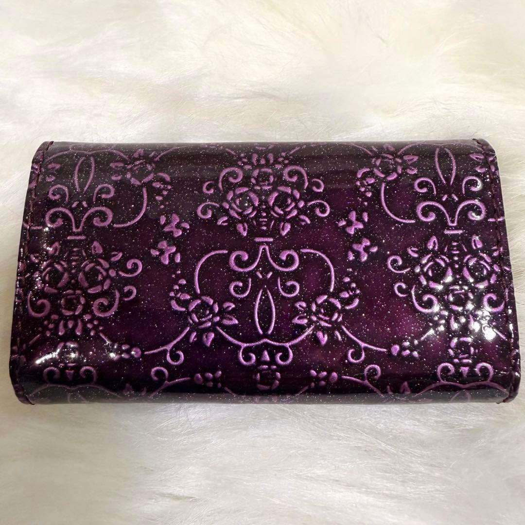 【新品未使用】ANNA SUI アナスイ ルーミー キーケース パープル