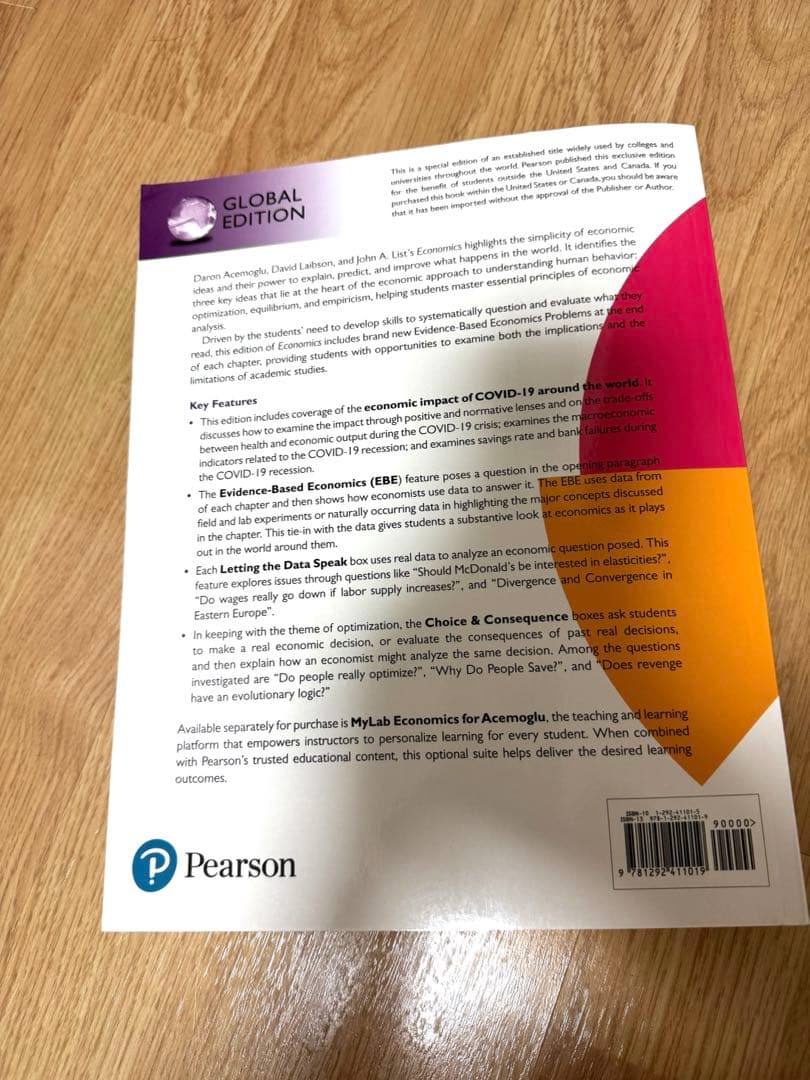 ビジネス・経済 Economics 3E Global Edition