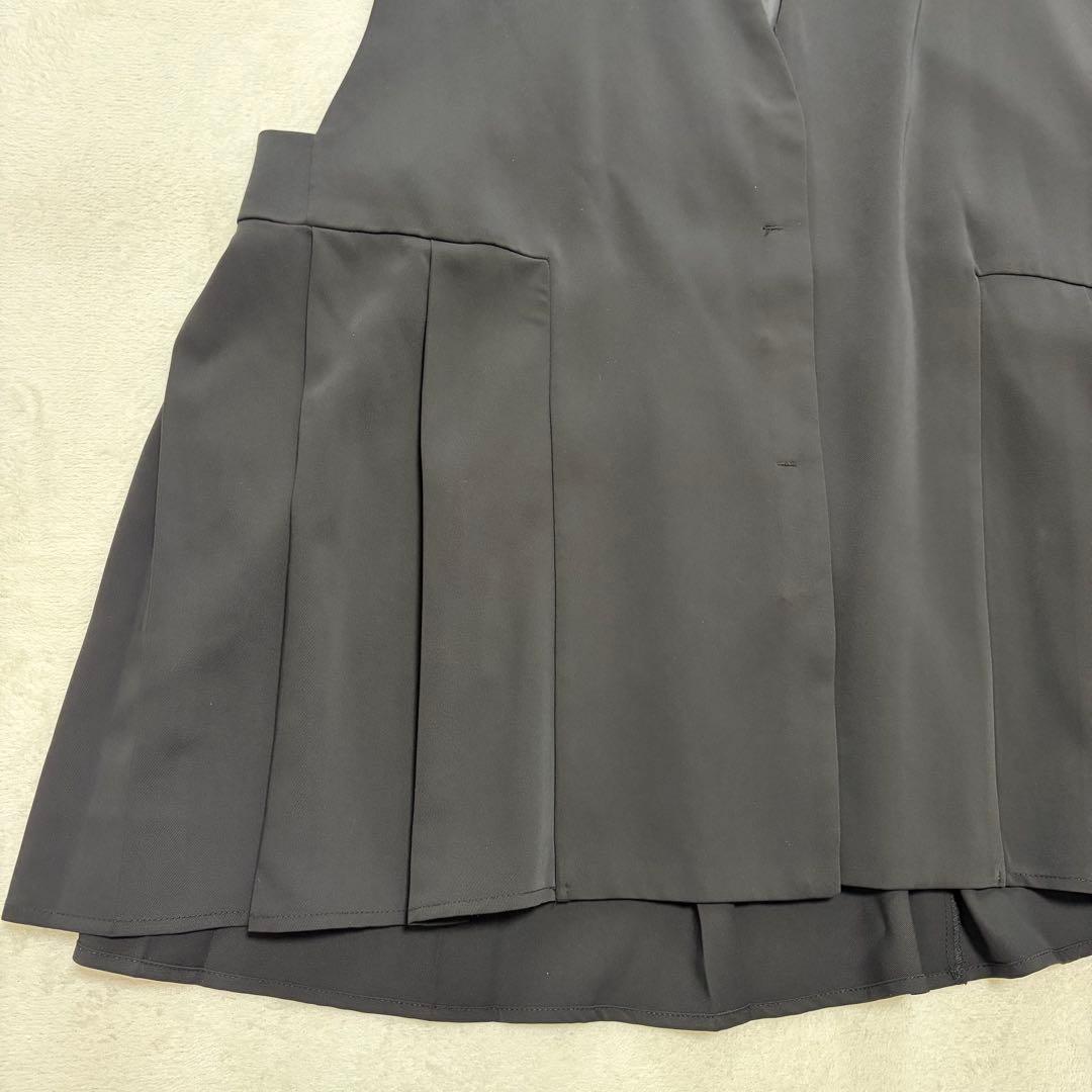 美品♪LAVEANGE ラビアンジェ プリーツペプラムベスト 大きいサイズ 5L