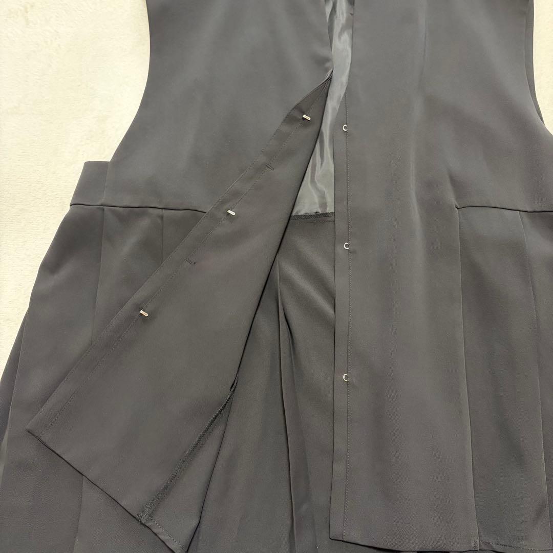 美品♪LAVEANGE ラビアンジェ プリーツペプラムベスト 大きいサイズ 5L