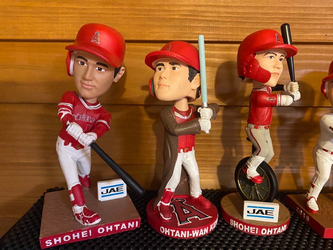 大谷翔平 ボブルヘッド 5体set USED！ 正規品！ エンジェルス球場限定品