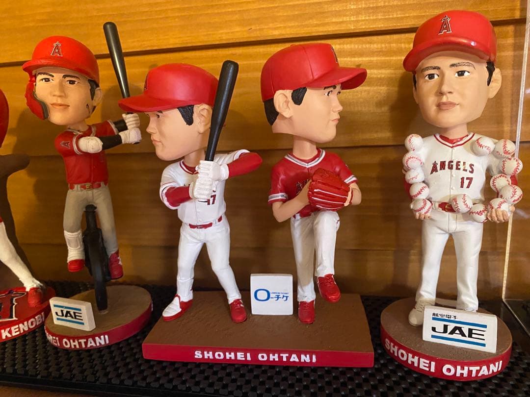 大谷翔平 ボブルヘッド 5体set USED！ 正規品！ エンジェルス球場限定品