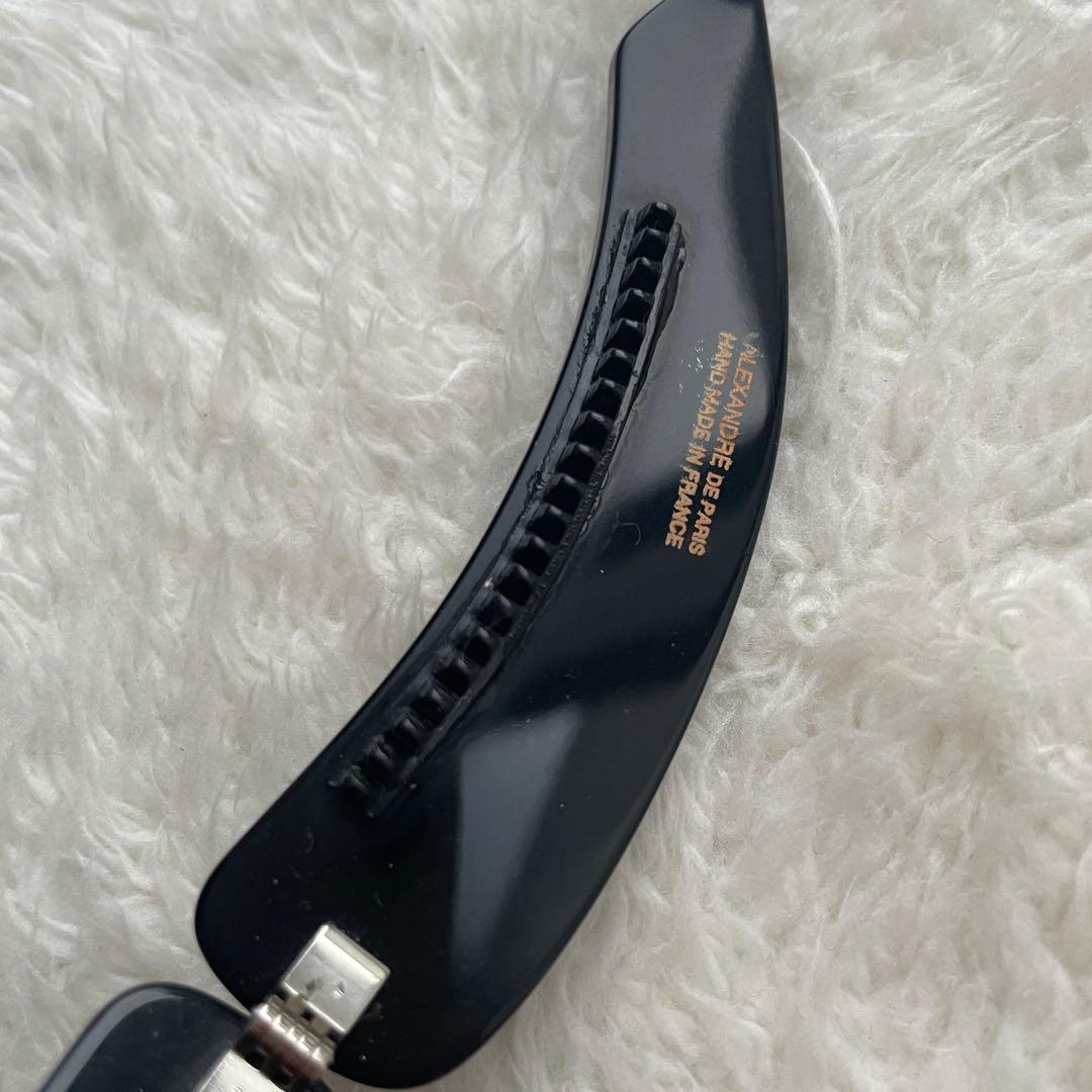 アレクサンドルドゥパリ ALEXANDRE DE PARIS バナナクリップ 黒