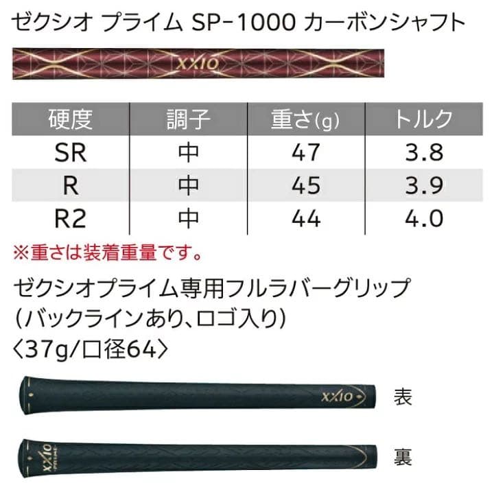 【ダンロップ】ゼクシオプライム　６本セット(#7〜ＳＷ）【2019年モデル】中古
