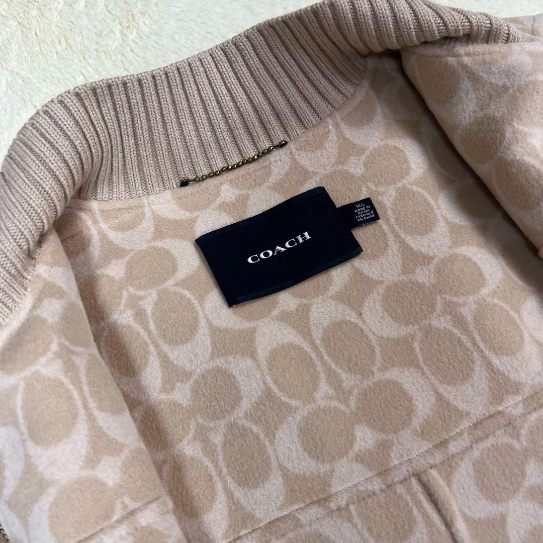 『美品』COACH コーチ　ダブルフェイス　 ケープポンチョ コート