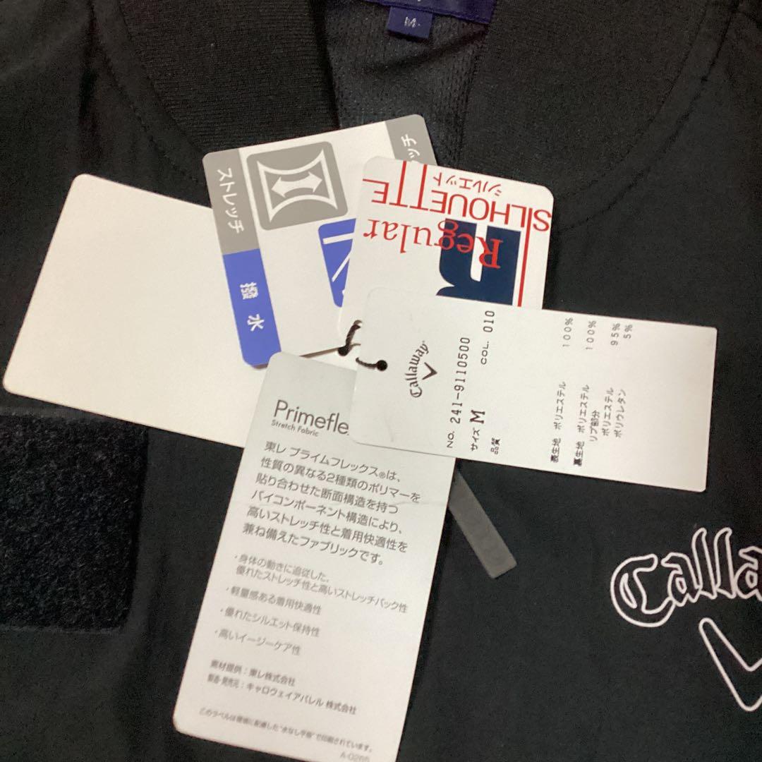 キャロウェイ長袖MサイズENJOYYOURGAME Callaway 黒ブラック