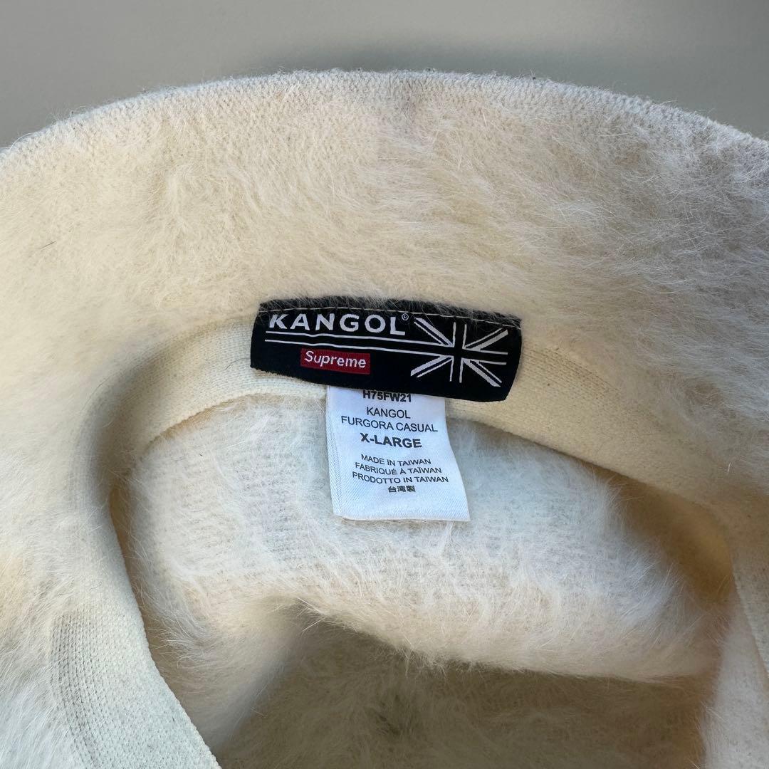 最終値下げ中 Supreme×KANGOLファーハット 白 XL