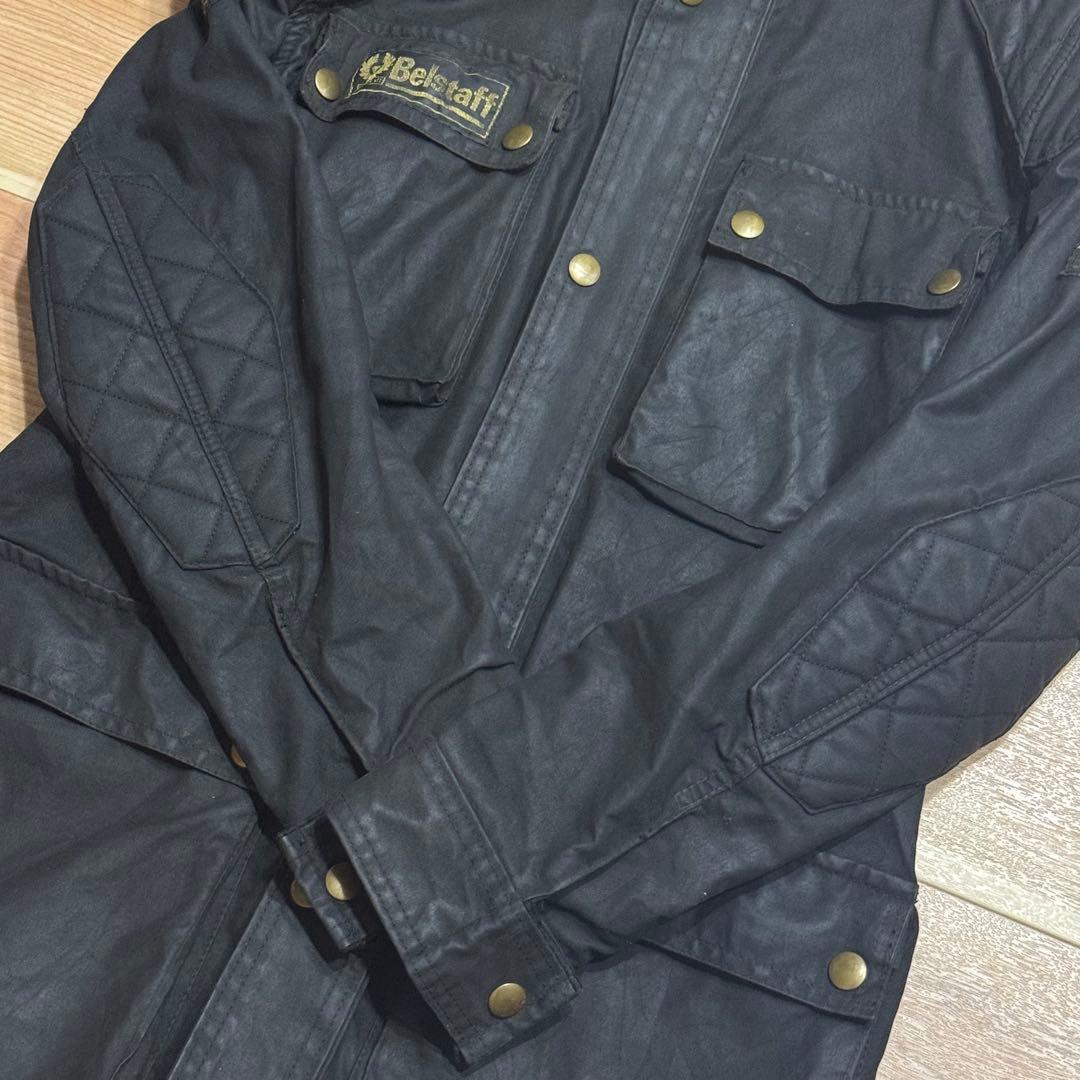 60〜70s 英国製 ベルスタッフ トライアルマスター オイルジャケットUK38