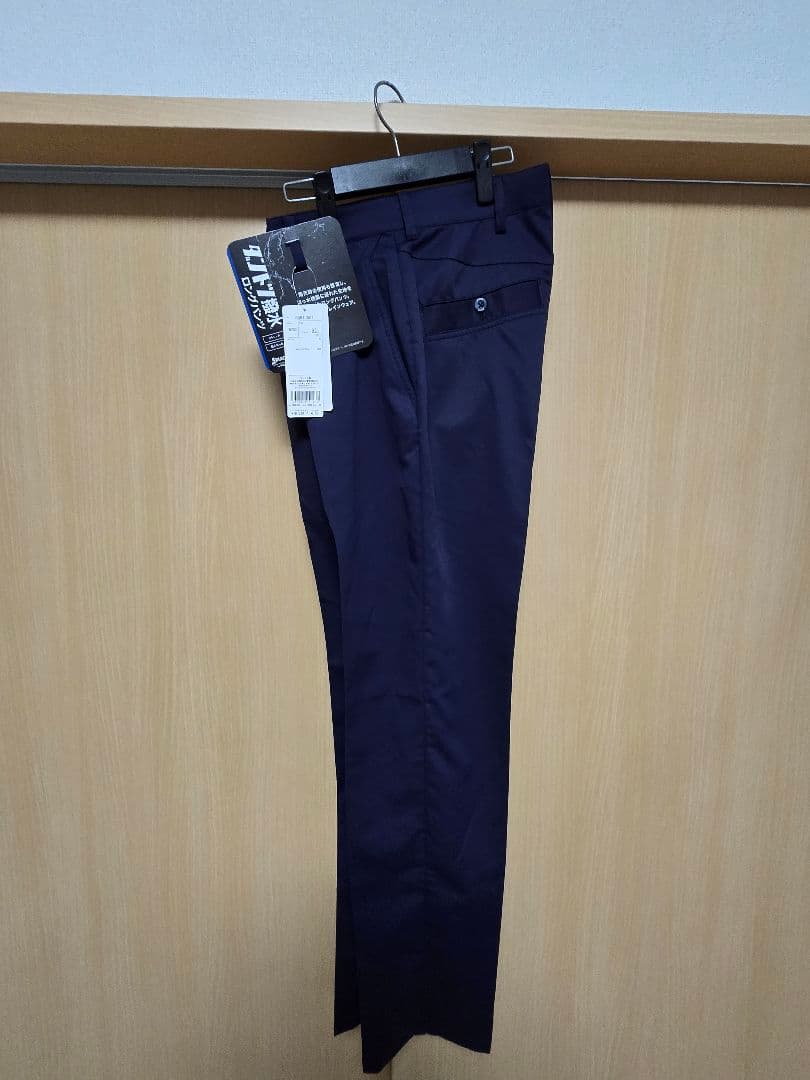 【新品未使用】SRIKON ゴルフパンツ ネイビー 新品タグ付き 裾あげ前W82