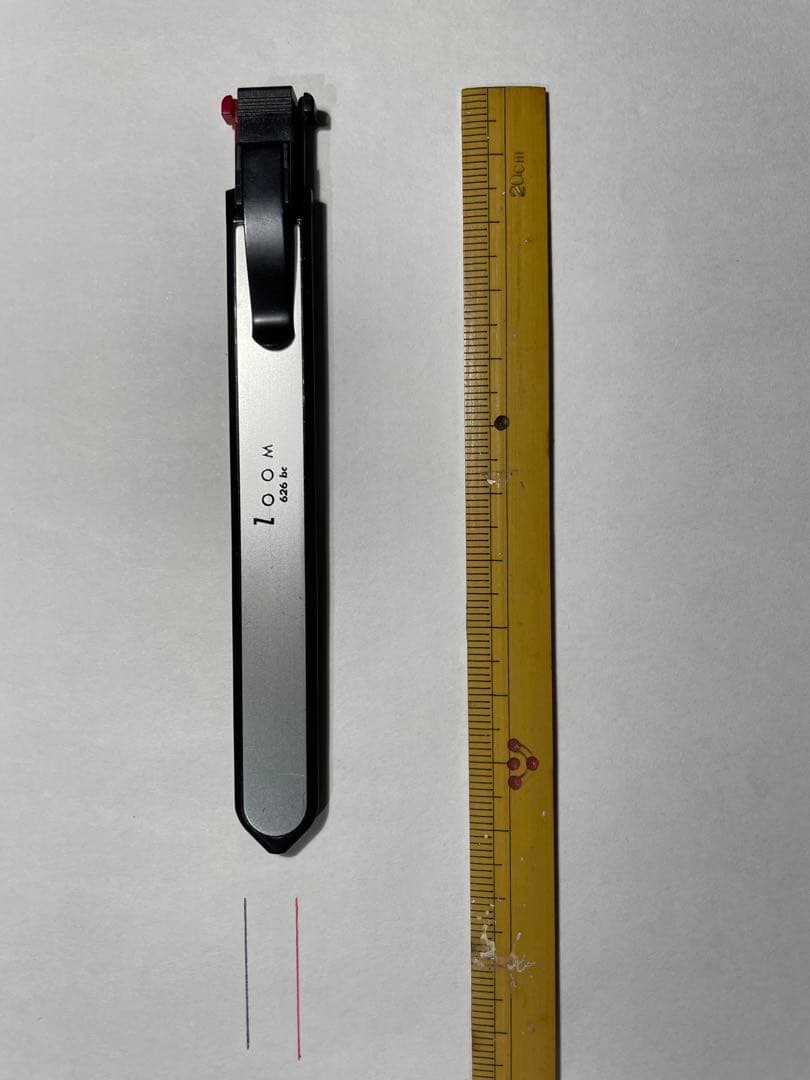 トンボ　ZOOM 626 カード型　2色ボールペン