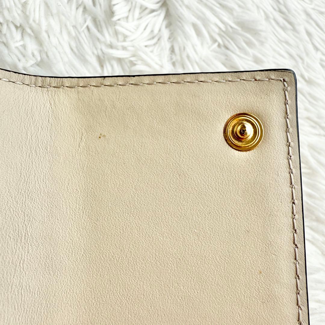 【美品】 LOEWE ロエベ リピートアナグラム 6連キーケース ベージュ