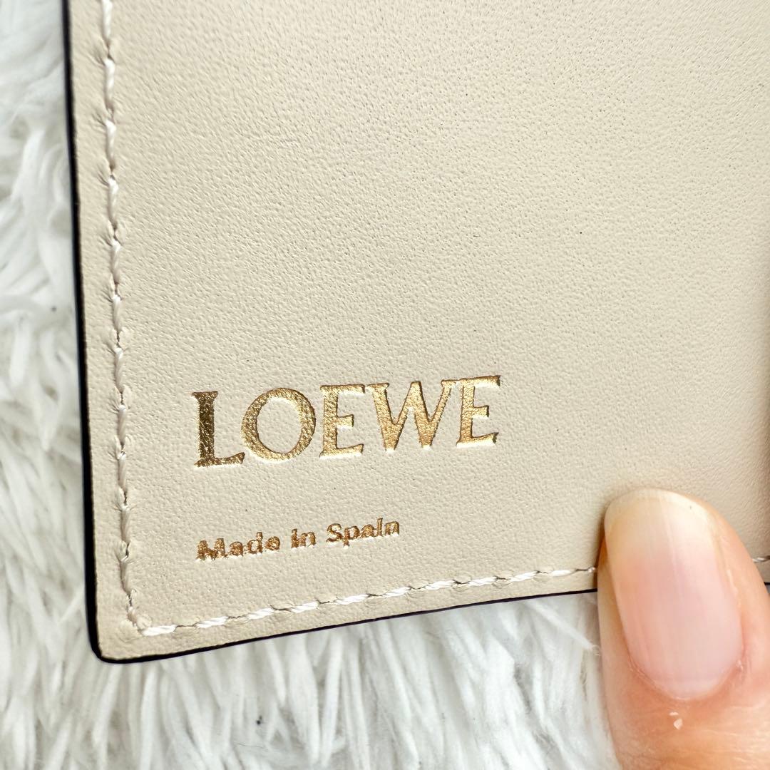 【美品】 LOEWE ロエベ リピートアナグラム 6連キーケース ベージュ