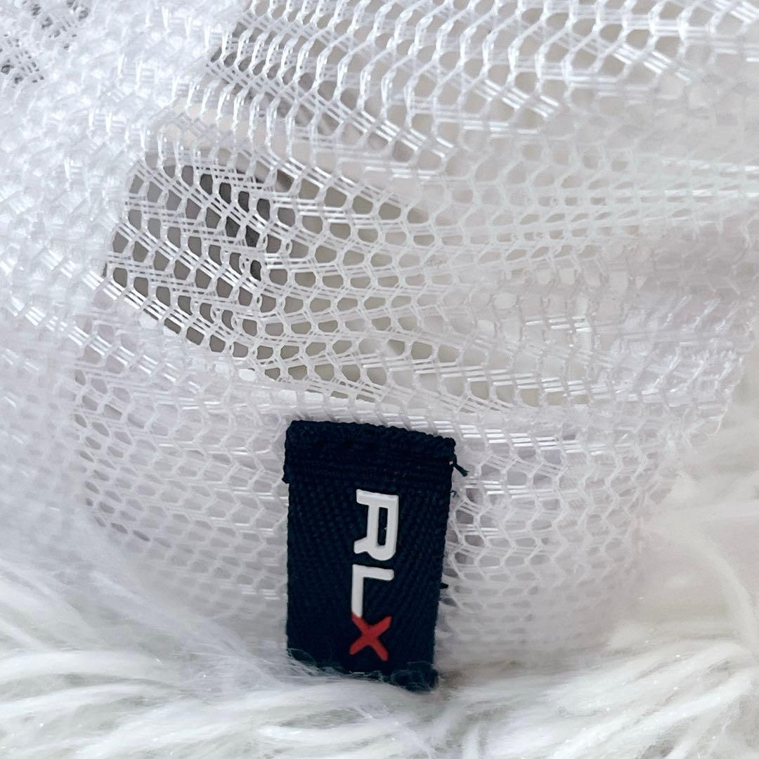 美品✨ラルフローレンRLX 現行QRタグ ゴルフキャップ ホワイト 正規品