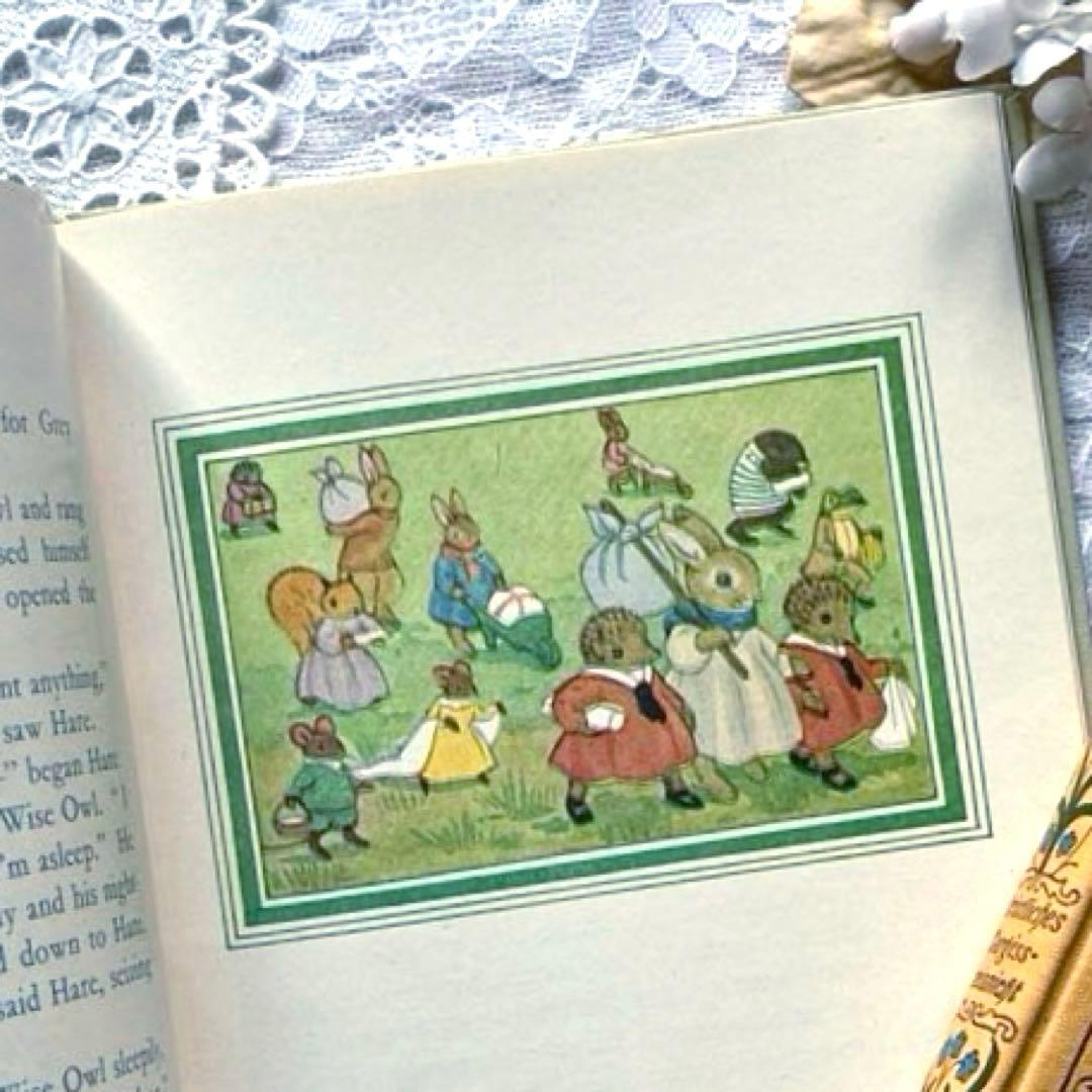 RV39 洋書古書 イギリスヴィンテージ絵本 リトルグレイラビット ①