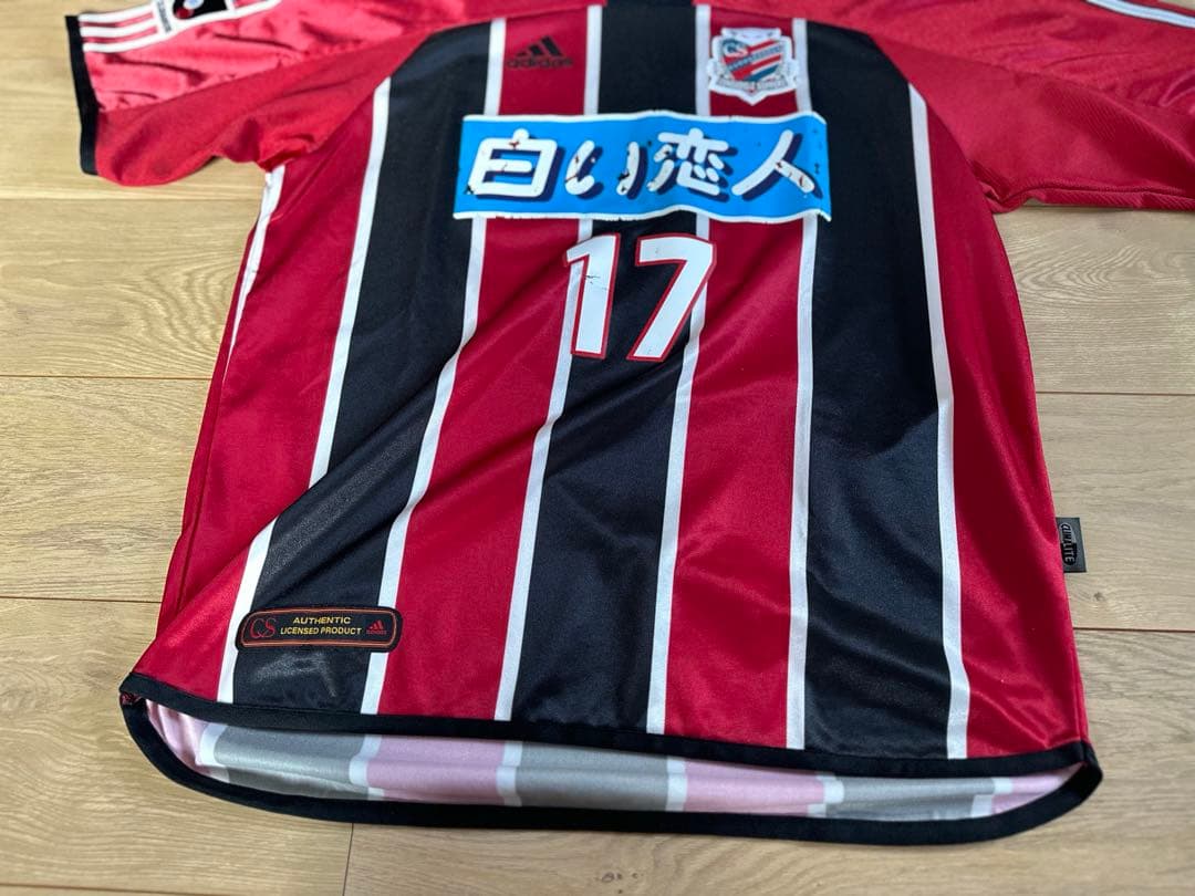 adidas アディダス コンサドーレ 2001-02 ユニフォーム 小倉隆史