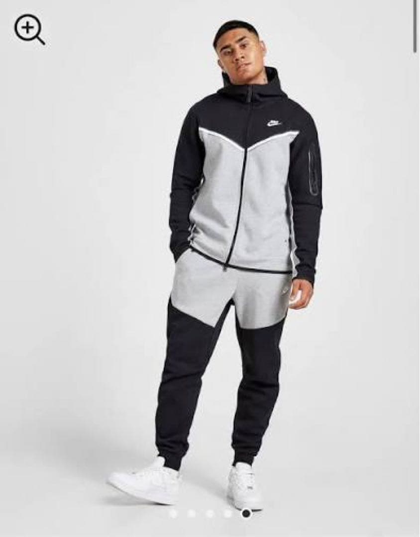 yvng patra 着用‼️ Nikeテックフリース上下セット グレー/ブラック
