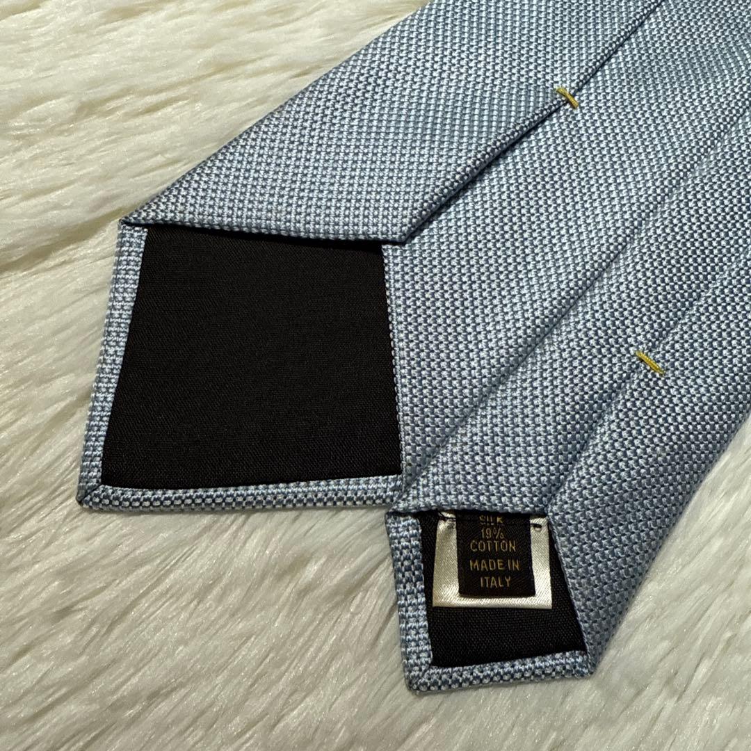 【美品】LOUIS VUITTON ネクタイ　高級シルク　ロゴ　ジャガード