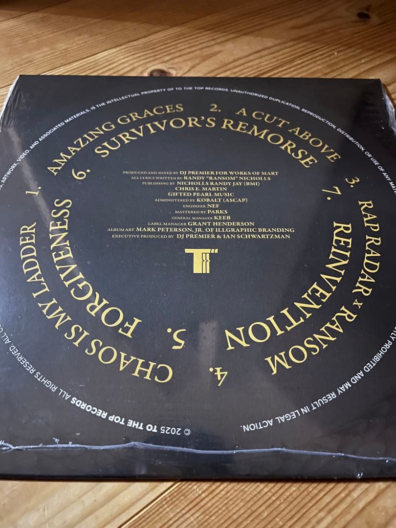 洋楽 DJ PREMIER & RANSOM THE REINVENTION LP