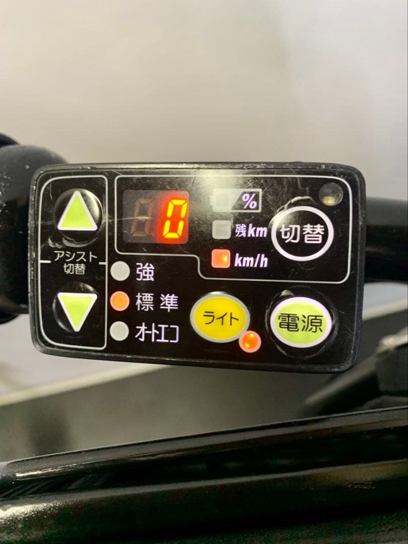1年保証　ブリヂストン　20インチ　子供乗せ　黒色　人気　電動アシスト自転車