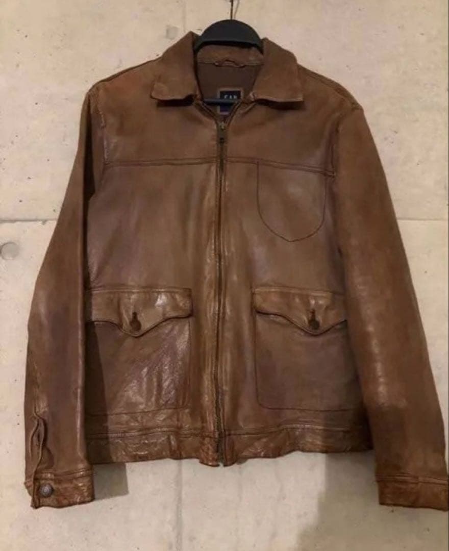 90s OLD GAP 羊革レザージャケット