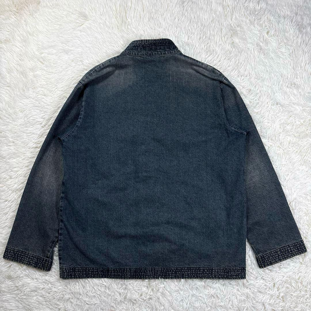 ✨希少・名作・00s✨アーペーセー　デニム　チャイナジャケット　USED加工　1