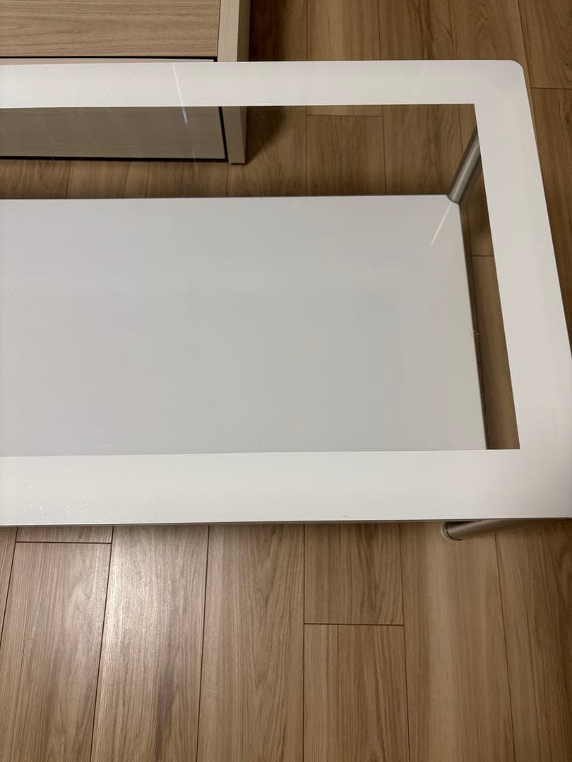 送料込み美品　ローテーブル ホワイト　テーブル
