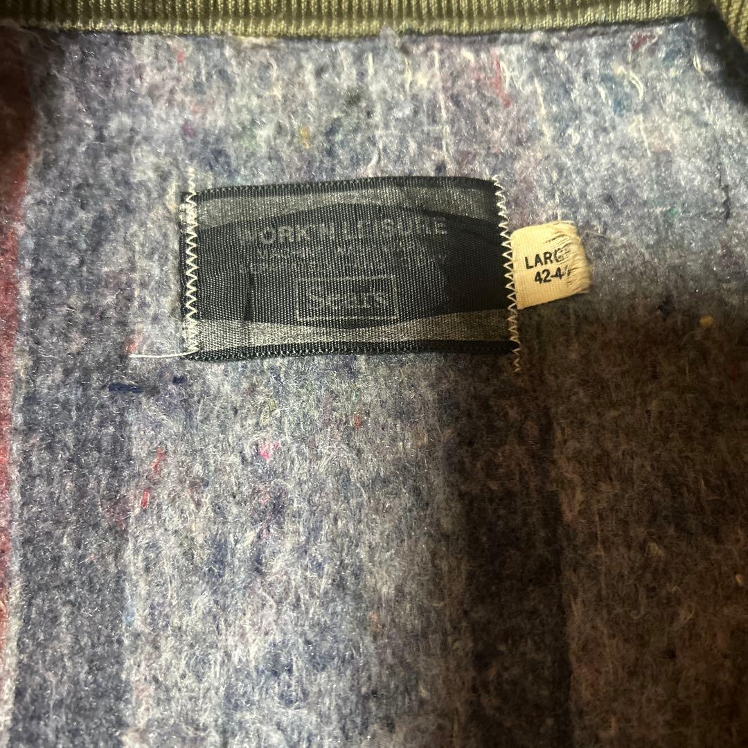 70s sears 襟コーデュロイ デニム ワークジャケット ワッペン