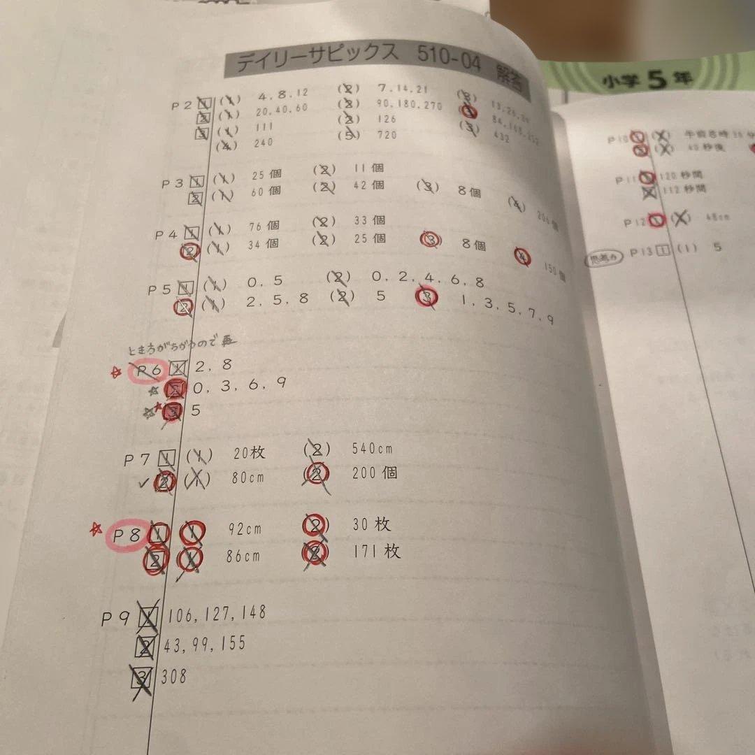 SAPIX 算数5年デイリーサピックス 合計58冊　抜けなし
