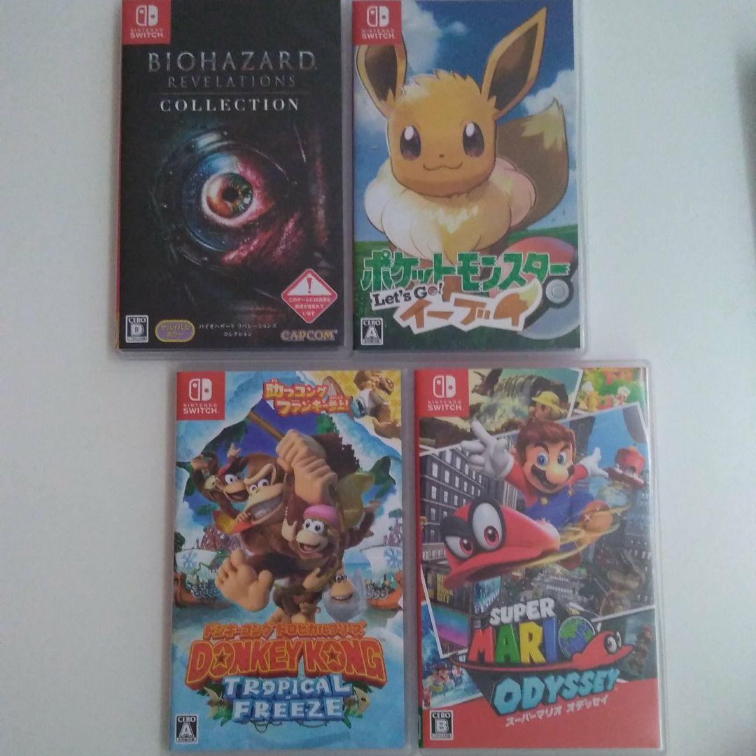 任天堂スイッチ　ソフト　4点セット　未使用・美品であります。