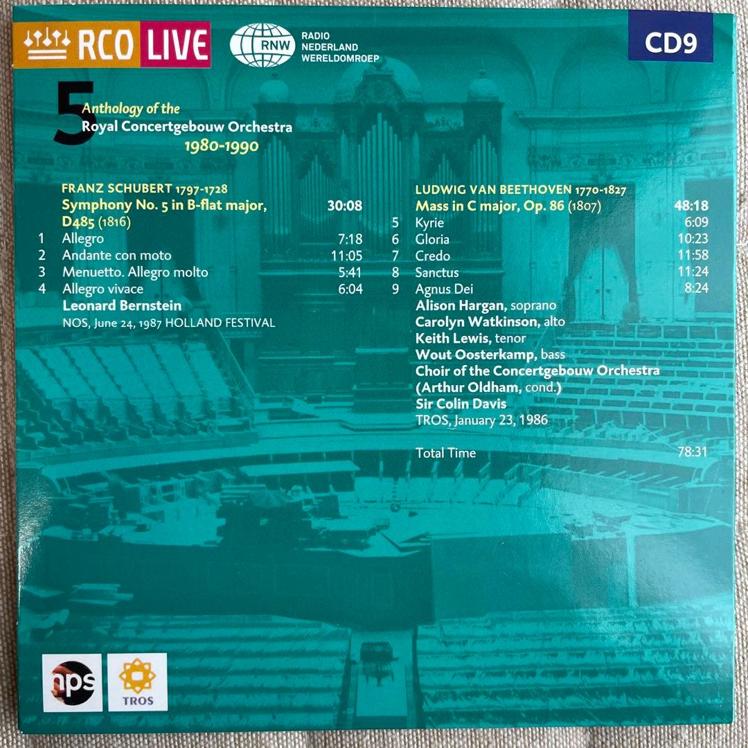 RCO LIVE 14CDコンセルトヘボウ・アンソロジー1980-90ライブ録音