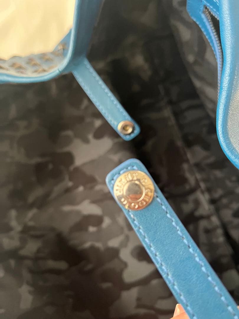 Jimmy Choo ジミーチュウ ピムリコ スタースタッズ トートバッグ 青