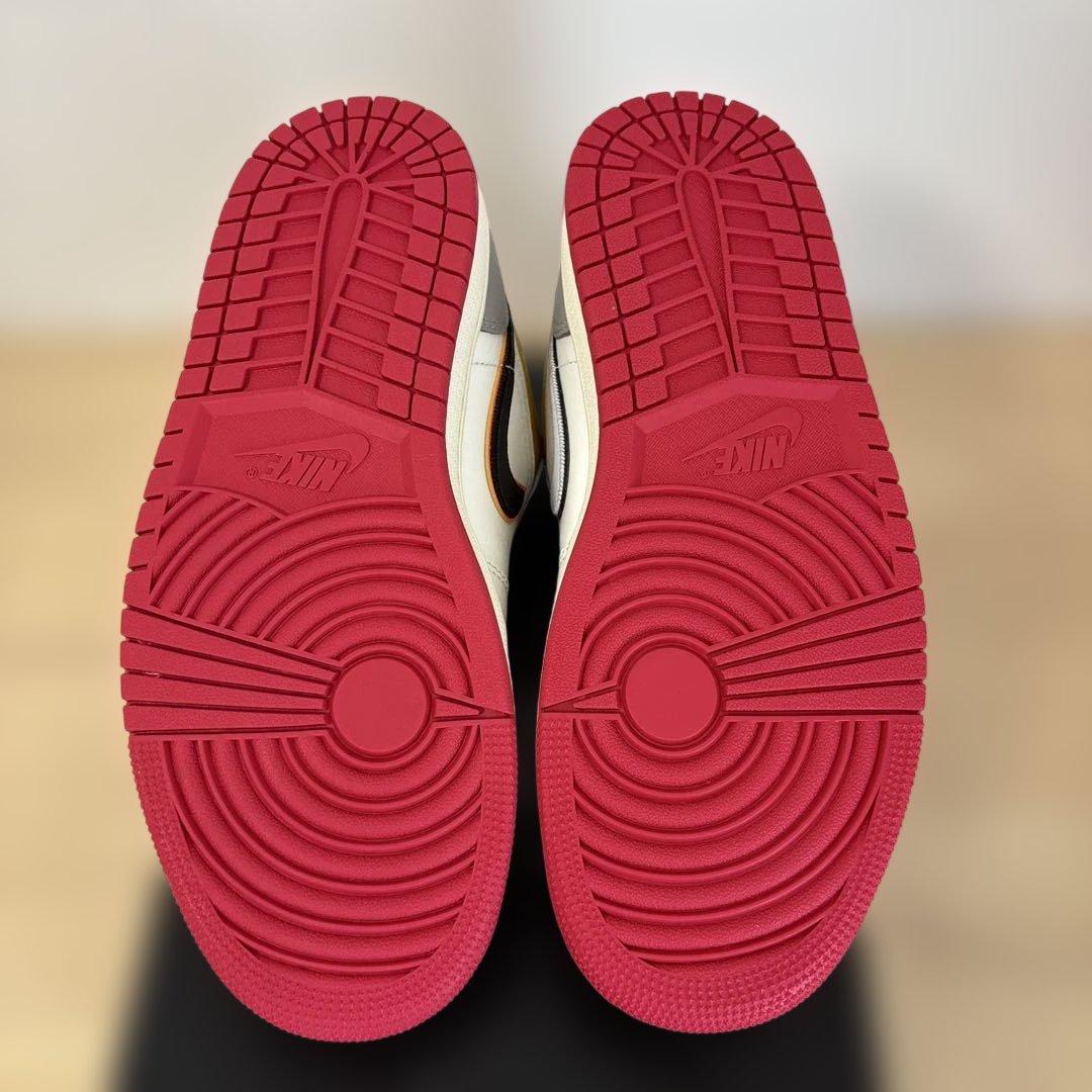 Air Jordan 1 Low ホワイト/イエロー/グレー/ブルー/レッド