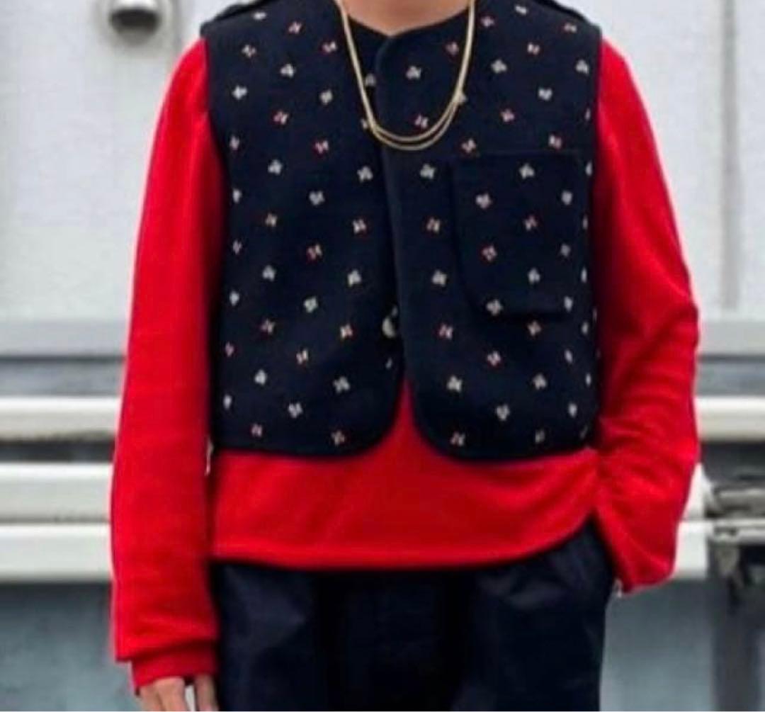 RIER WALKER GILET FLOWER ベスト　アイボリー