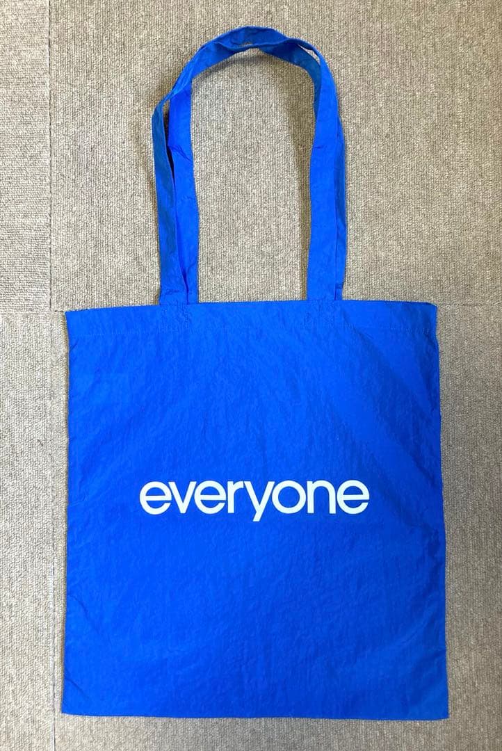 everyone ナイロントートバッグ nylon logo tote bag