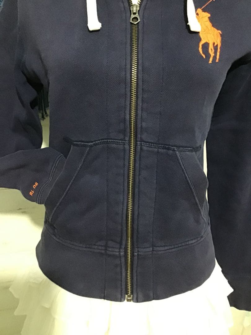 ★ラルフローレン★ビッグポニー Y2K 平成ギャル パーカー ネイビー