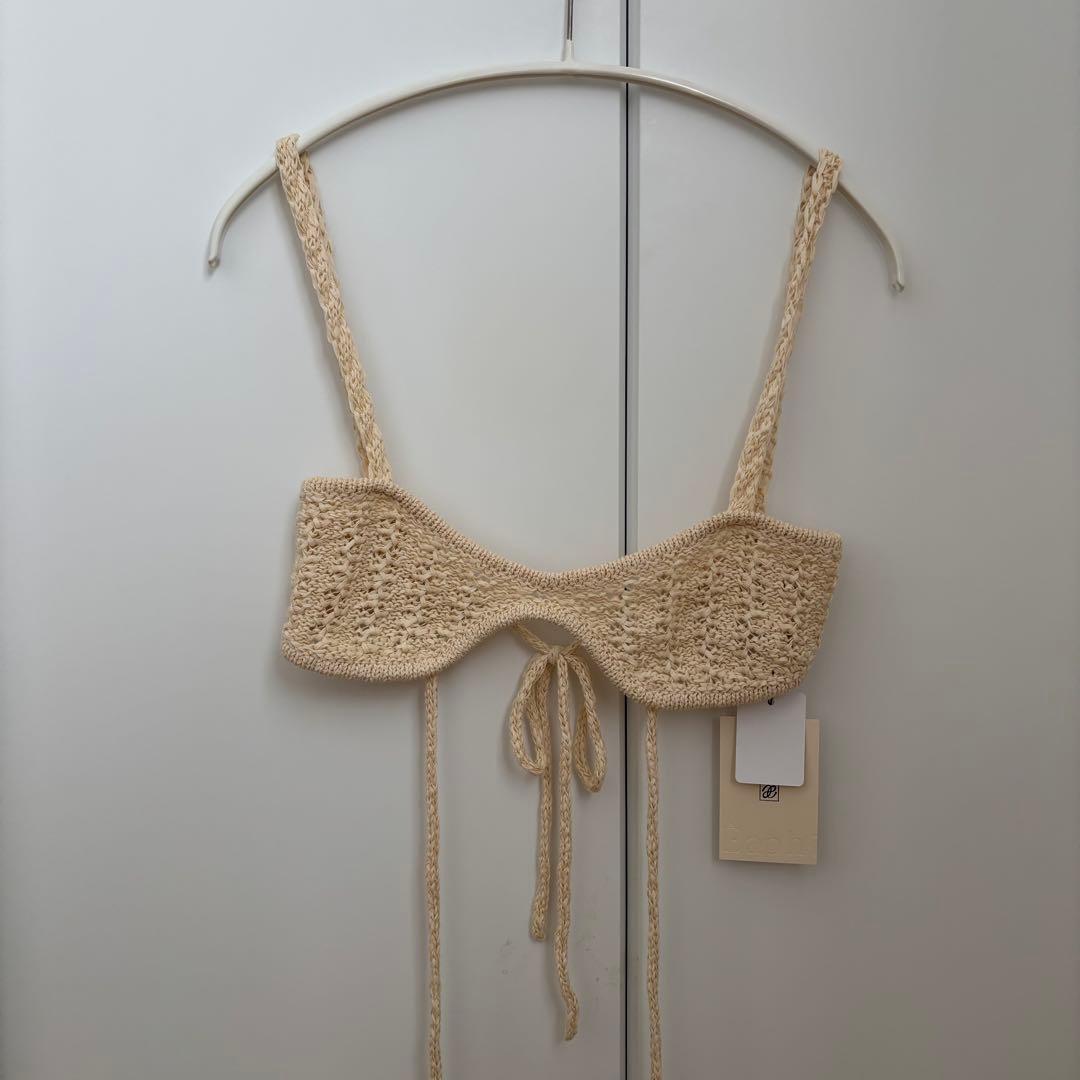 トップス eaphi OPENWORK KNITTING BUSTIER